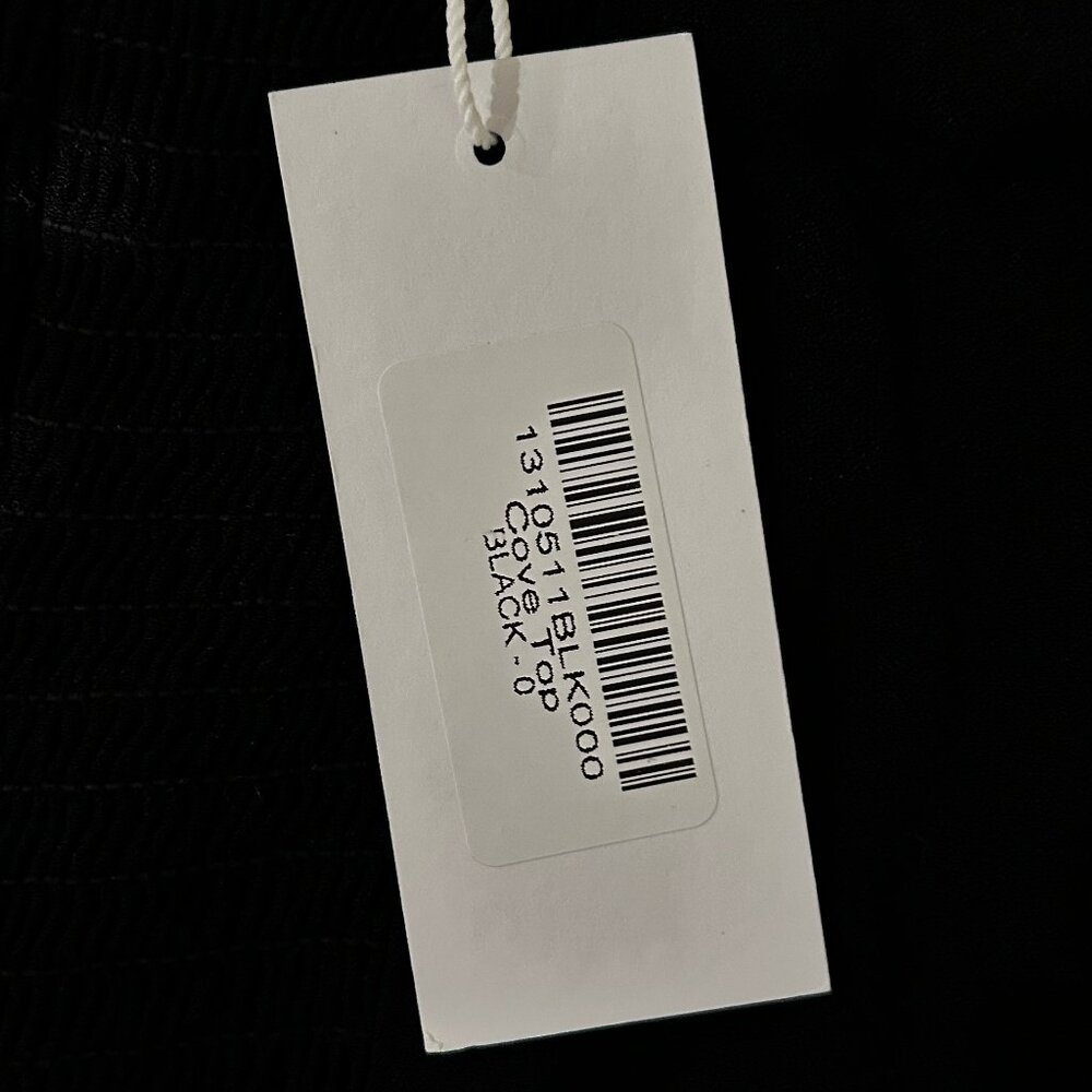 Reformation Cove Top Black | Size 0 - Picture 5 of 5